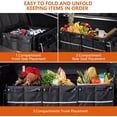 thumbnail image 4 of Xrg Car Trunk Organizer with ulated Cooler Bag, Foldable & Waterproof Storage Organizer with Lid for SUV, Truck, Sedan - 4 Large Adjustable Compartments, Heavy Duty & Collapsible Design, 4 of 6