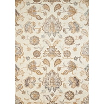 United Weavers of America Bridges Indoor Rug, 7'10" x 10'6", Linen