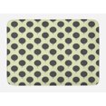 thumbnail image 1 of Hedgehog Bath Mat, Geometric Hedgehog Pattern on an Off White Backdrop Abstract Animal, Plush Bathroom Decor Mat with Non Slip Backing, 29.5" X 17.5", Dark Taupe Cream, by Ambesonne, 1 of 2