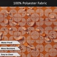 thumbnail image 5 of Vargottam Indoor/OutdoorTablecloth58x120 Inch Rectangle Tablecloth with Umbrella Hole and Zip- Waterproof PatioTableCloths- TableCovers for Backyard RectangularTable- Orange, 5 of 5