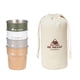 thumbnail image 5 of 4 tazas de acero inoxidable para acampar, vasos para beber con bolsa de transporte, capacidad de 300 ml, taza para beber, taza de café para viajes A SM SunniMix Copas al aire libre, 5 of 8