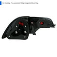 thumbnail image 4 of Spec-D Tuning Black Housing Clear Lens Tail Lights Compatible with 2006-2011 Honda Civic Sedan 4 Door, Left + Right Pair Assembly, 4 of 7