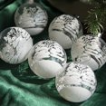 thumbnail image 4 of Christmas Ball Ornaments 6cm/2.36" Shatterproof Clear Large Plastic Christmas Tree Decoration, Delicate Hanging Ornaments for Xmas Party, Wedding, Holiday and Home Décor, 4 of 6