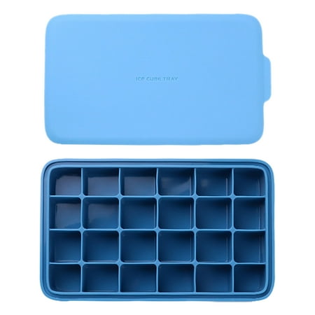

NEW HOT Ice Tray Easy out Maker Plastic Silicone Top Mould 24 Jelly