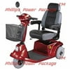 CTM - HS-570 - Mid-Range Scooter - 3-Wheel - Burgundy