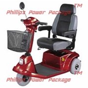 CTM - HS-570 - Mid-Range Scooter - 3-Wheel - Burgundy