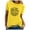 Yellow, variant on OJSFQUFP Cute Blouses for Women Dark Gray Women Beach Graphic Print Sunny Summer Vacation Vintage T Shirt Top Casual Summer Tops Trendy Loose Fit Tshirt L