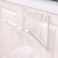 thumbnail image 5 of M Buder Household Waste Garbage Bag Hanging Rack Rubbish Bag Holder Iron Cabinet Accessory White (10.2 inches / 26 cm), 5 of 5