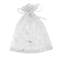thumbnail image 2 of DEBGFS 50PCS Christmas Drawstring Gift Bags Transparent  Stocking Bags for Candy Cookie Chocolate  White,white, 2 of 6