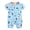 Blue Dinosaur, variant on 3M-3T Newborn Baby Boy 2 Way Zipper Romper Summer Short Sleeve Dinosaur Jumpsuit for Infant Toddler