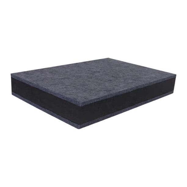 Almohadilla antivibración, almohadilla de aislamiento acústico, antideslizante, fácil de limpiar, alfombrilla amortiguadora para batería, piano en 25cm x 25cm x 52cm