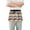 Abstract Wave, variant on Panda Lying on Wall Server Apron with 3 Pockets Waterproof Waitress Waist Short Apron for Man Woman 12 Inches