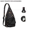 thumbnail image 2 of Nebula Cosmic Sling Backpack&nbsp;- Colorful Galaxy Print Crossbody Bag (Space Exploration Theme, Tear-Resistant), 2 of 4