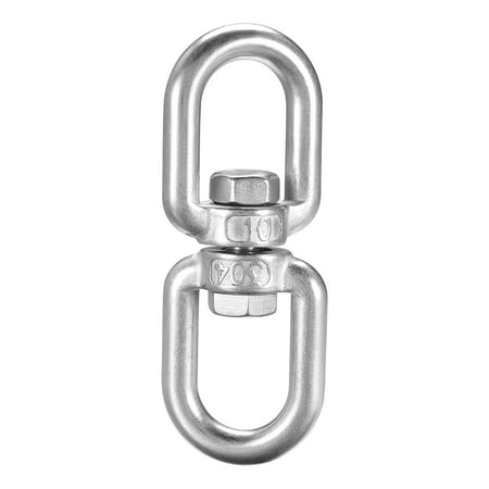 

M10 Swivel Eye Double Ended Round Ring Rotating Hoist Eye to Eye Bolt 1 Pcs