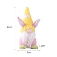 thumbnail image 1 of Muñecas de gnomo de Pascua no tejidas de felpa duende anciano regalo decoración del hogar (amarillo) Hugtrwg Libre de BPA, 1 of 9