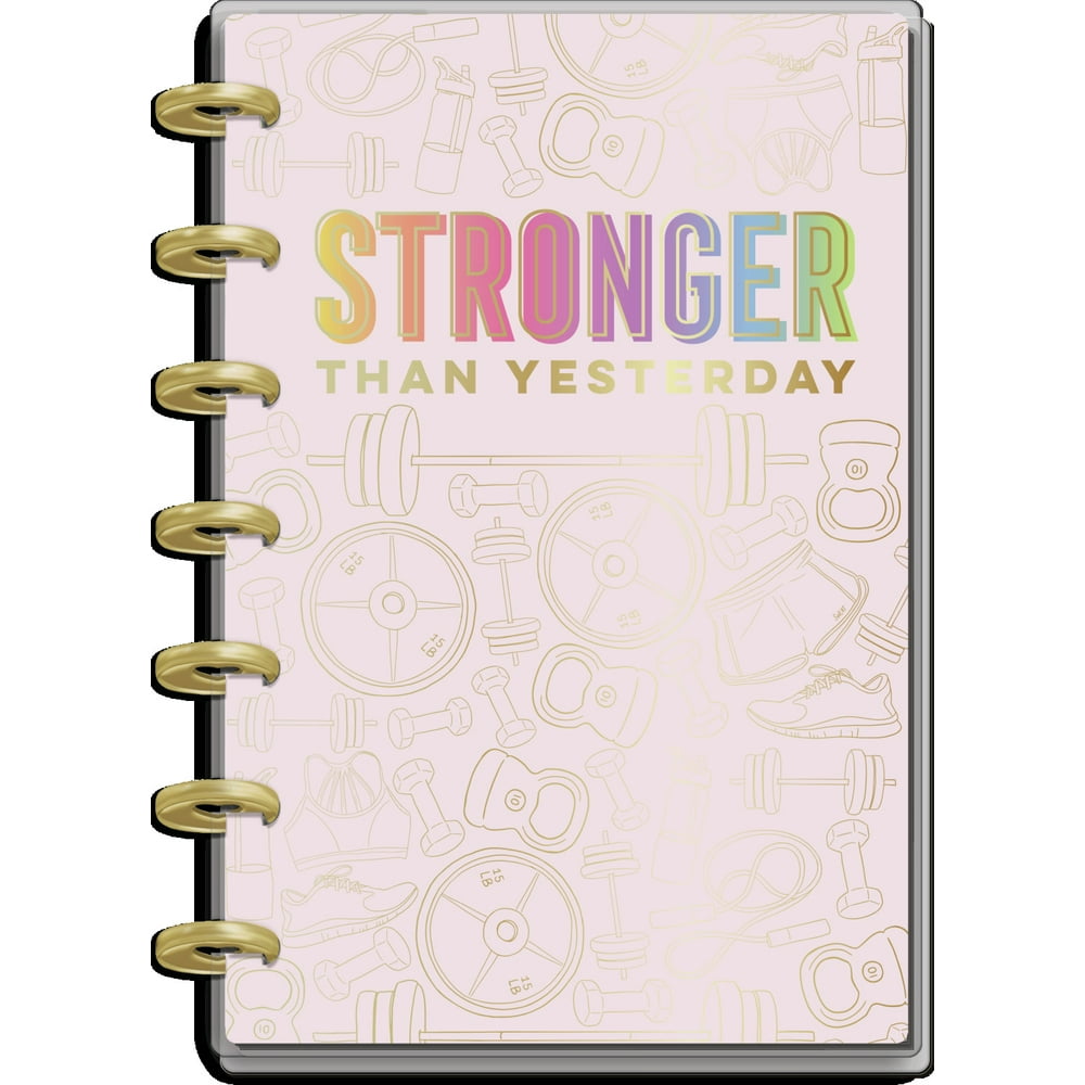 Happy Planner 12Month Undated Mini Planner 7"X4.625"Fitness Walmart
