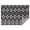 Black, variant on Black Geometric Diamond Striped Pattern Rectangle Tablecloth 60"x84",Waterproof Polyester Rectangle Table Cloth, Wipeable Spillproof Polyester Tablecloth for Dining, Camping, Indoor and Outdoor
