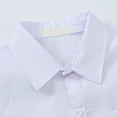 thumbnail image 5 of Ketyyh-chn99 Shirt Kids School Clothes Boys' Long Sleeve Button Down Toddler Dress Shirt Oxford Uniform Shirt with Chest Pocket for 8-9 Years,White, 5 of 5