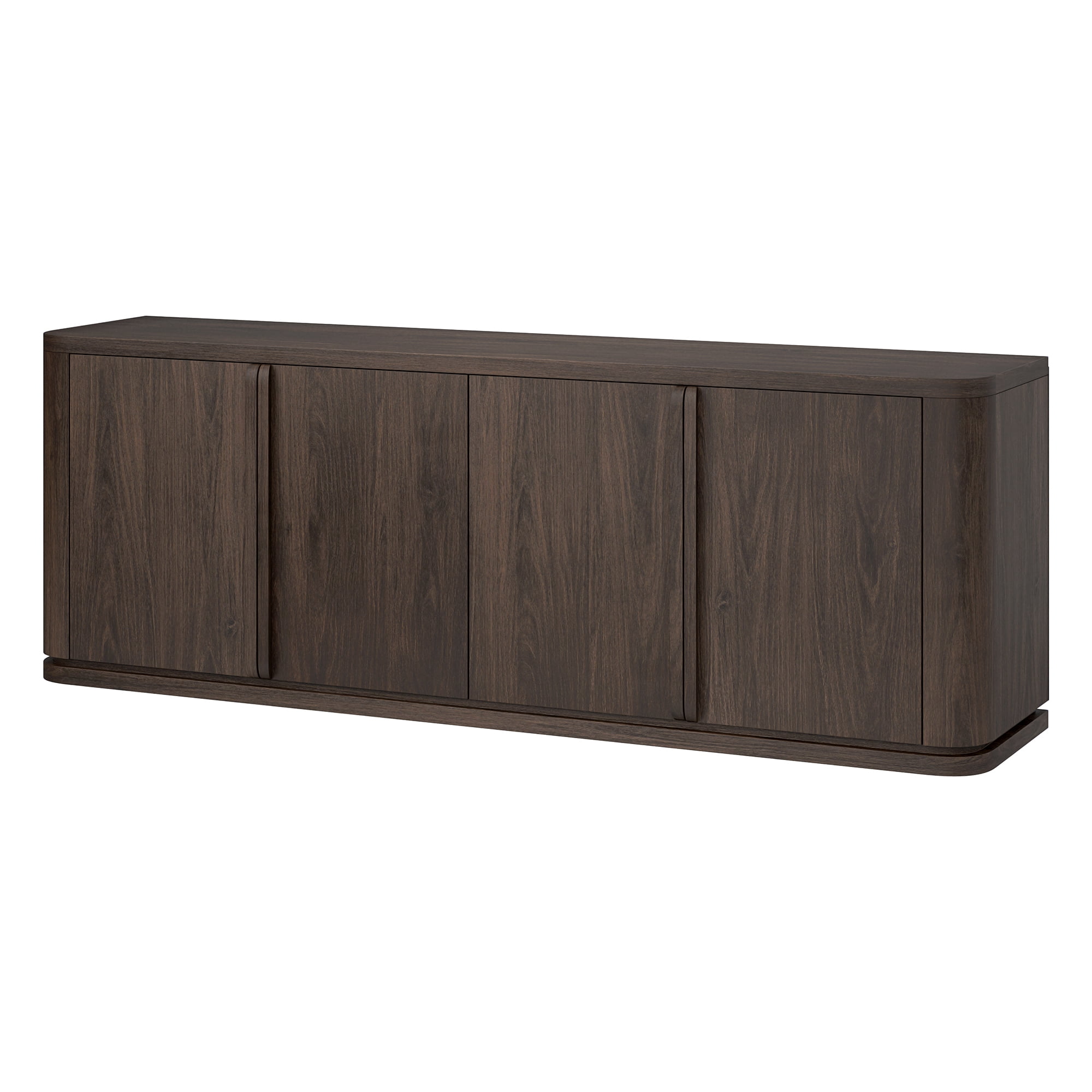 Vance Rectangular TV Stand for TV's up to 78" in Alder Brown