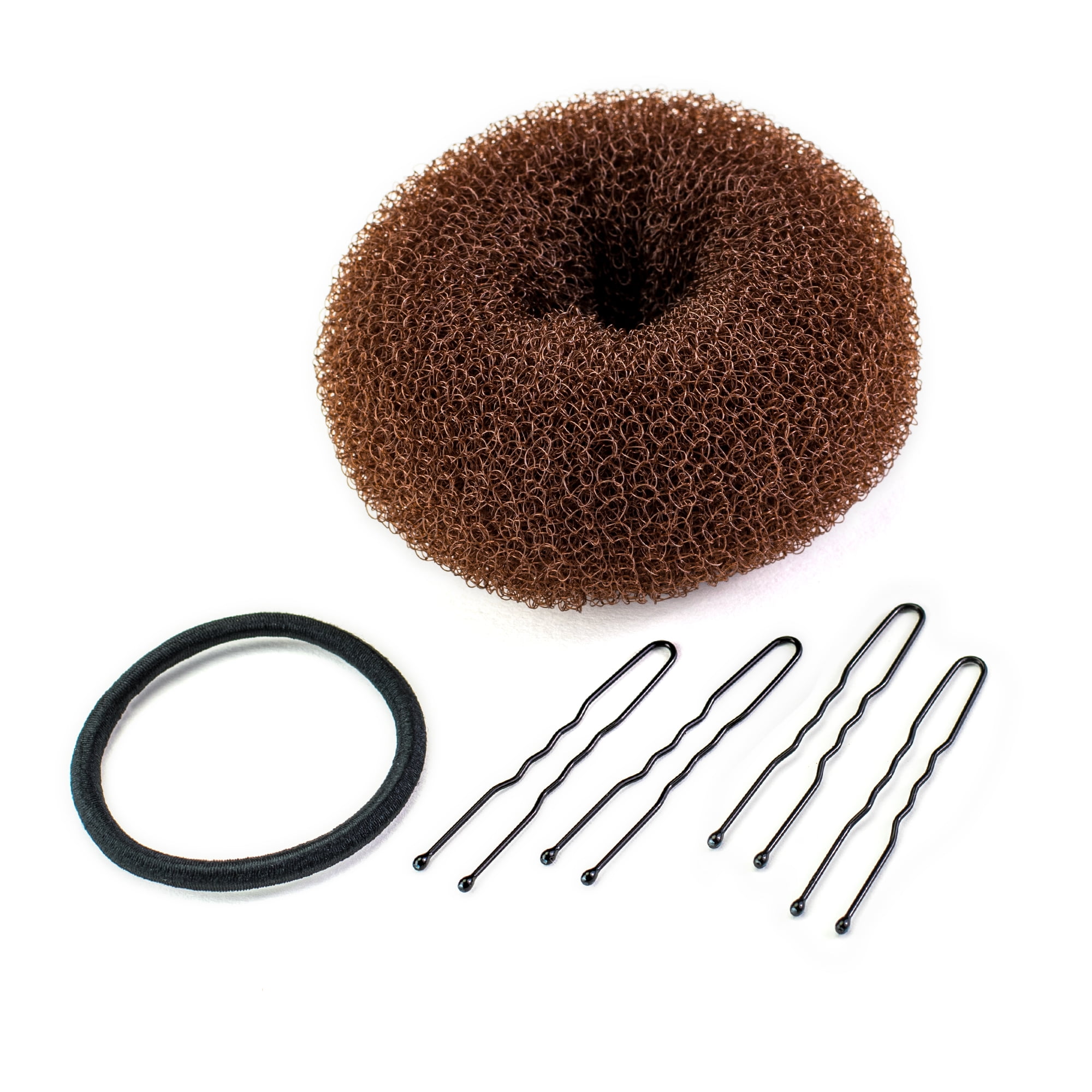Conair Easy Updo Bun Making Kit with Updo Pins, Elastic, and Bunmaker Included in 6pc Kit