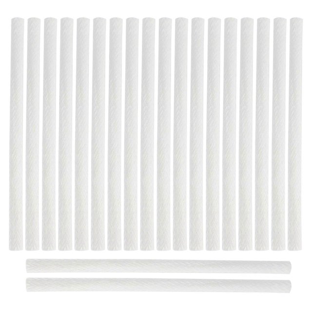 20Pcs 25cm Fiberglass Wick Fiberglass Wick for Wine Bottle Torches Patio Lighting Garden Light
