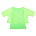 thumbnail image 1 of BRIGHTFUFU Neon Party Outfits para mujeres ideales para fiestas de baile con tops y mangas de redes de pescado para celebraciones temáticas retro de los años ochenta, 1 of 7