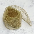 thumbnail image 3 of Zoyueyie 3pcs 2m Beautiful Christmas Ribbons Gift Packaging Ties Decor Craft Accessory (Golden), 3 of 10
