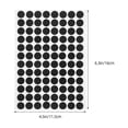 thumbnail image 2 of VERDANVERSE 1 Set Enhanced Playing Experience Billiard Table Positioning Points Black Paper for Clubs, 2 of 6