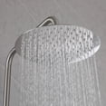 thumbnail image 4 of Exposed Shower System with Rainfall Head Handheld Spray and Tub Spout, Height Adjustable Solid Brass 3-Functions Wall Mounted Outdoor  Complete Shower System, Brushed Nickel, 4 of 13