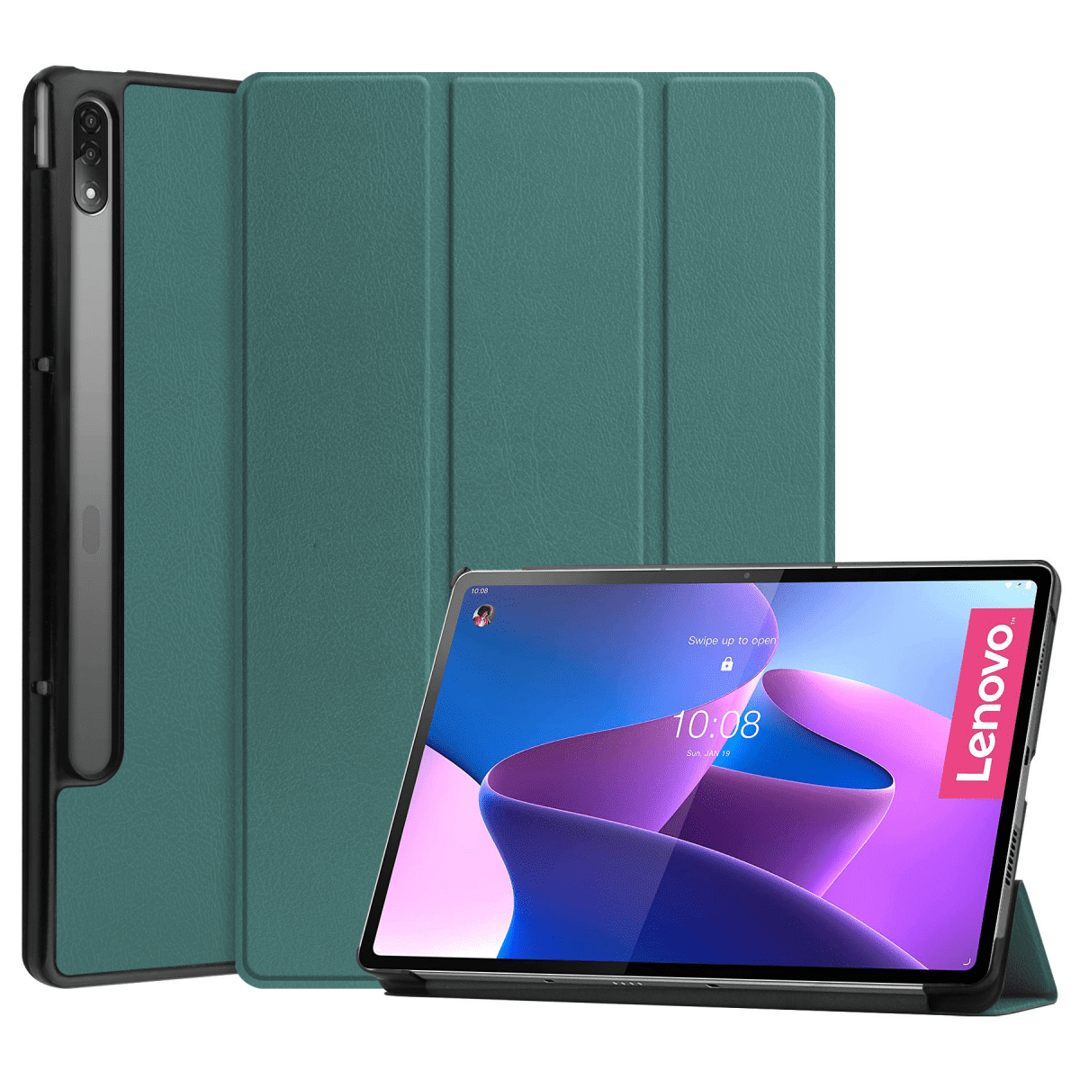 For Lenovo Tab P12 Pro Cover with Pen Holder 12.6