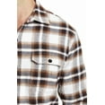 thumbnail image 2 of RFT Rainforest Men's Long Sleeve Heavyweight Brushed Flannel Shirt Jacket, 2 of 4