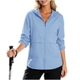 thumbnail image 2 of Junur Lightweight Jacket Women Packable with Hood Windbreaker Jacket Women, Coats for Travel, Hiking and Commute S-3XL, 2 of 6