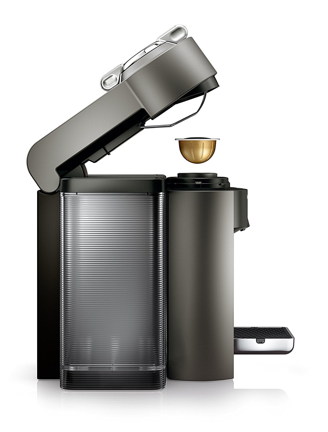 Nespresso New  Vertuo Coffee and Espresso Machine by De'Longhi with Aeroccino, Black