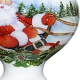 thumbnail image 3 of Santa Riding a Sleigh Hand Painted Mouth Blown Glass Ornament, 3 of 4
