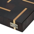 thumbnail image 6 of Liam Cutting Board Wenge & Maple Wood End Grain Handmade, 6 of 8
