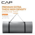 thumbnail image 2 of Colchoneta de ejercicio CAP Barbell de alta densidad, 74 x 61 x 2,5 cm, con correa, 2 of 7