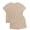 Khaki, variant on Two Piece Sets for Women Summer Travel Vacation Outfits Pleated Short Sleeve Lounge Sets,Mother‘s Day,Blue,XL