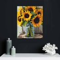 thumbnail image 4 of Pratyus Sunflowers Canvas Wall Art Home Decor for Living Room Bathroom Bedroom Office, Perfect Gift for Home and Office Decoration 16x20in, 4 of 5