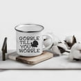 thumbnail image 2 of Koyal Wholesale Fall Autumn Season Stainless Steel Campfire Coffee Mug , Gobble Till You Wobble, Turkey Graphic, 1-Pack, 2 of 5