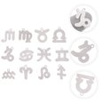 thumbnail image 2 of 12 Pcs Douze Constellations Pendentifs en Acier Inoxydable DIY Pendentifs Collier, 2 of 7
