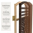 thumbnail image 4 of Red Lantern 5 1/2 ft. Tall Fiber Weave Room Divider - Dark Mocha - 5 Panel, 4 of 6