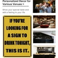 thumbnail image 3 of Vintage Tin Sign If You're Looking for A Sign to Drink Tonight Metal Sign Funny Home Man Cave Bar Cafe Wall Decor 8 x 12 Inch (3082), 3 of 4