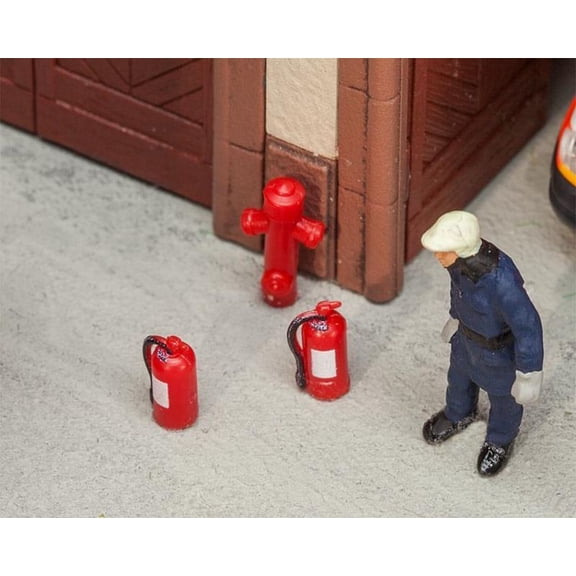 Faller 180950 6 Extinguishers and 2 hydrants