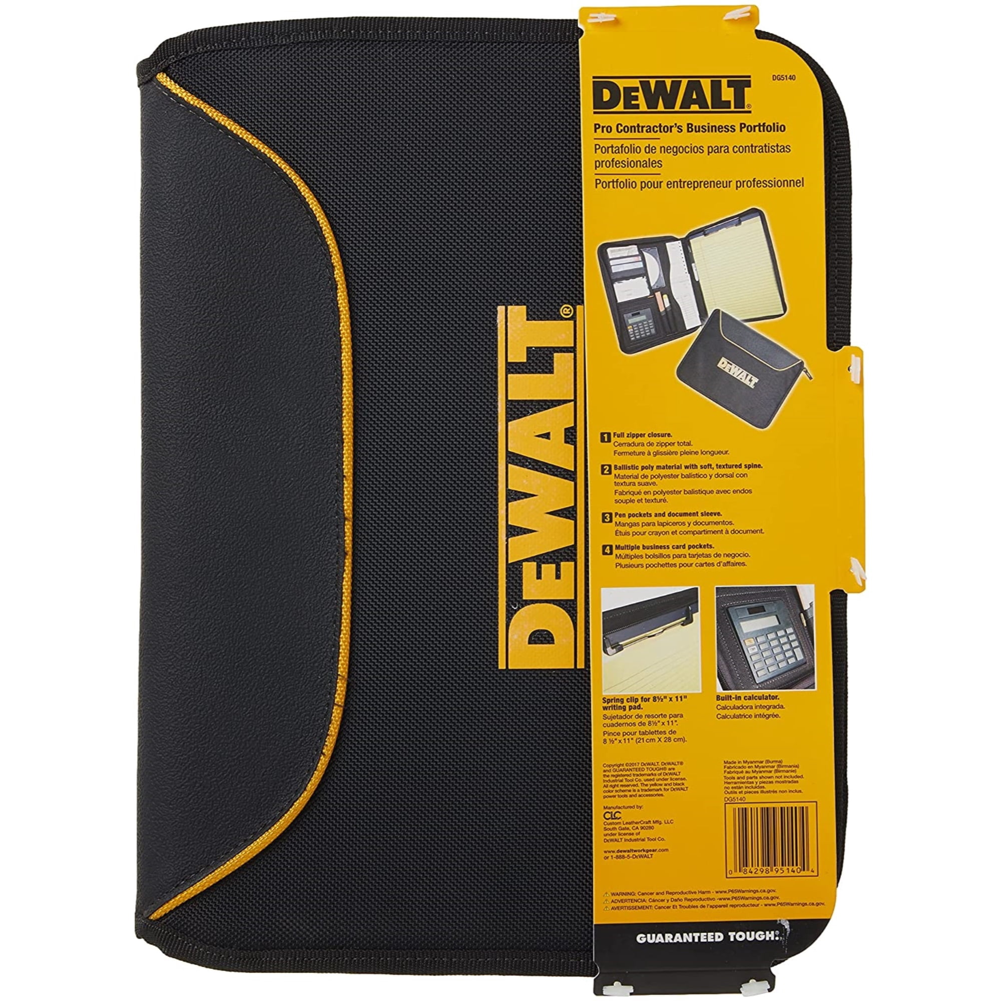 Custom Leathercraft DG5140 Pro Contractor's Business Portfolio