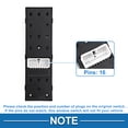 thumbnail image 4 of Interruptor de ventana eléctrica Unique Bargains para el lado del conductor delantero izquierdo para Kia Sportage 2005-2010 Negro, 4 of 7