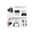 thumbnail image 2 of Bolso de mano BELUG elegante Impermeable de Viaje para Laptop negro, 2 of 3
