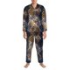 thumbnail image 3 of Fotbe Watercolor Snake Skin Pijama de Hombre con Estampado de Manga Larga, Conjunto de 2 Piezas, Ropa de Dormir Suave y Cómoda con Bolsillos-Medium, 3 of 7