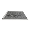 thumbnail image 2 of Ahgly Company Machine Washable Indoor Round Oriental Gray Industrial Area Rugs, 4' Round, 2 of 4