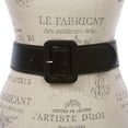thumbnail image 2 of Women's 2 1/4" Wide High Waist Rectangular Stitch-edged Leather Belt, 2 of 3