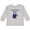AC-Heather Grey, variant on Inktastic Happy Birthday, Mimi- Cute Penguins Boys or Girls Long Sleeve Toddler T-Shirt